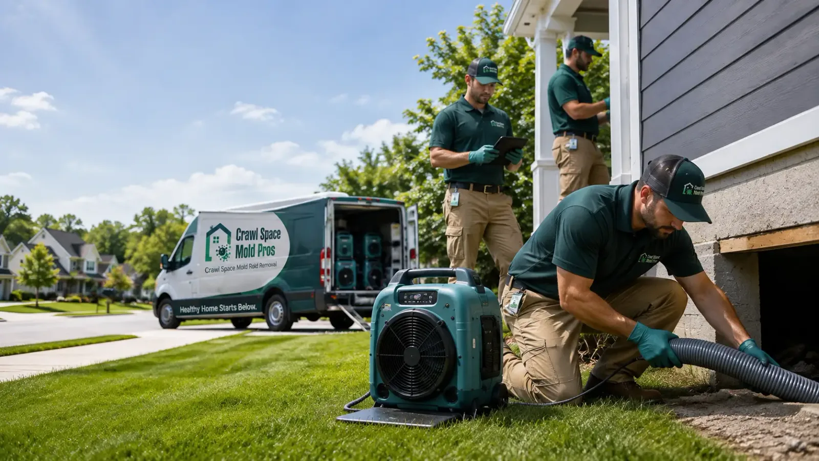 Crawl Space Mold Removal in Bonduel, WI